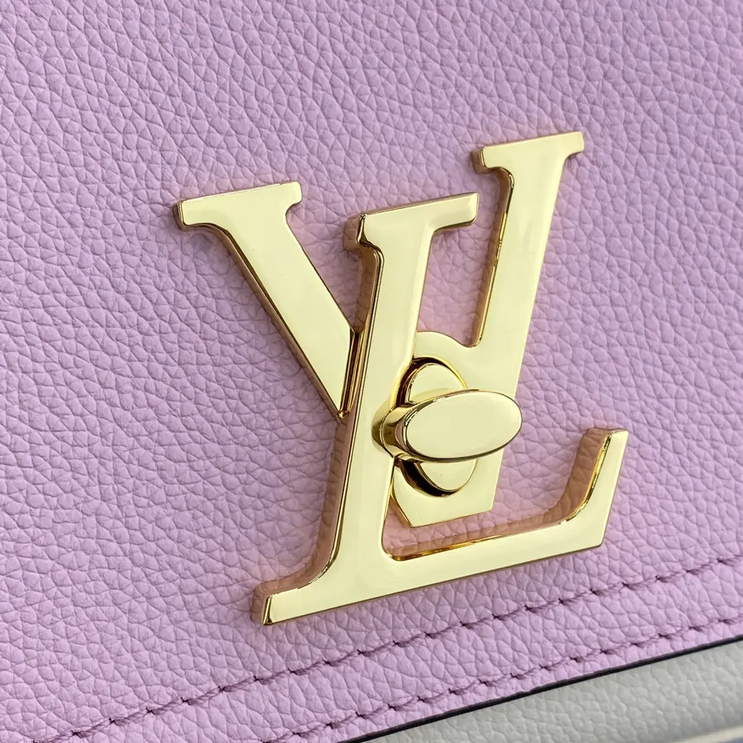 grained calf leather lockme tender m59732 5