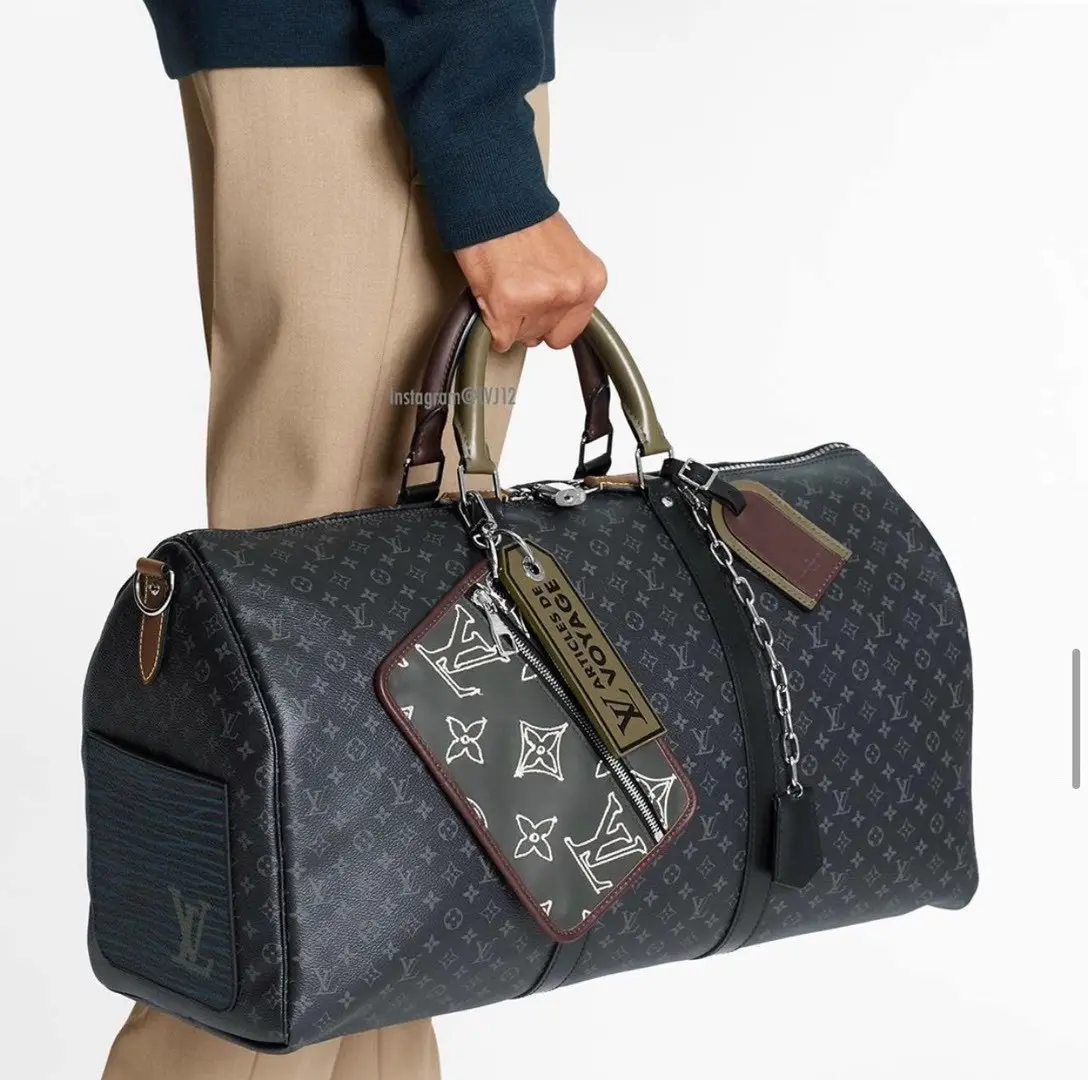 keepall bandouliere 50 virgil ablohs new patchwork version m56855 3 keepall bandouliere 50 virgil ablohs new patchwork version m56855 3