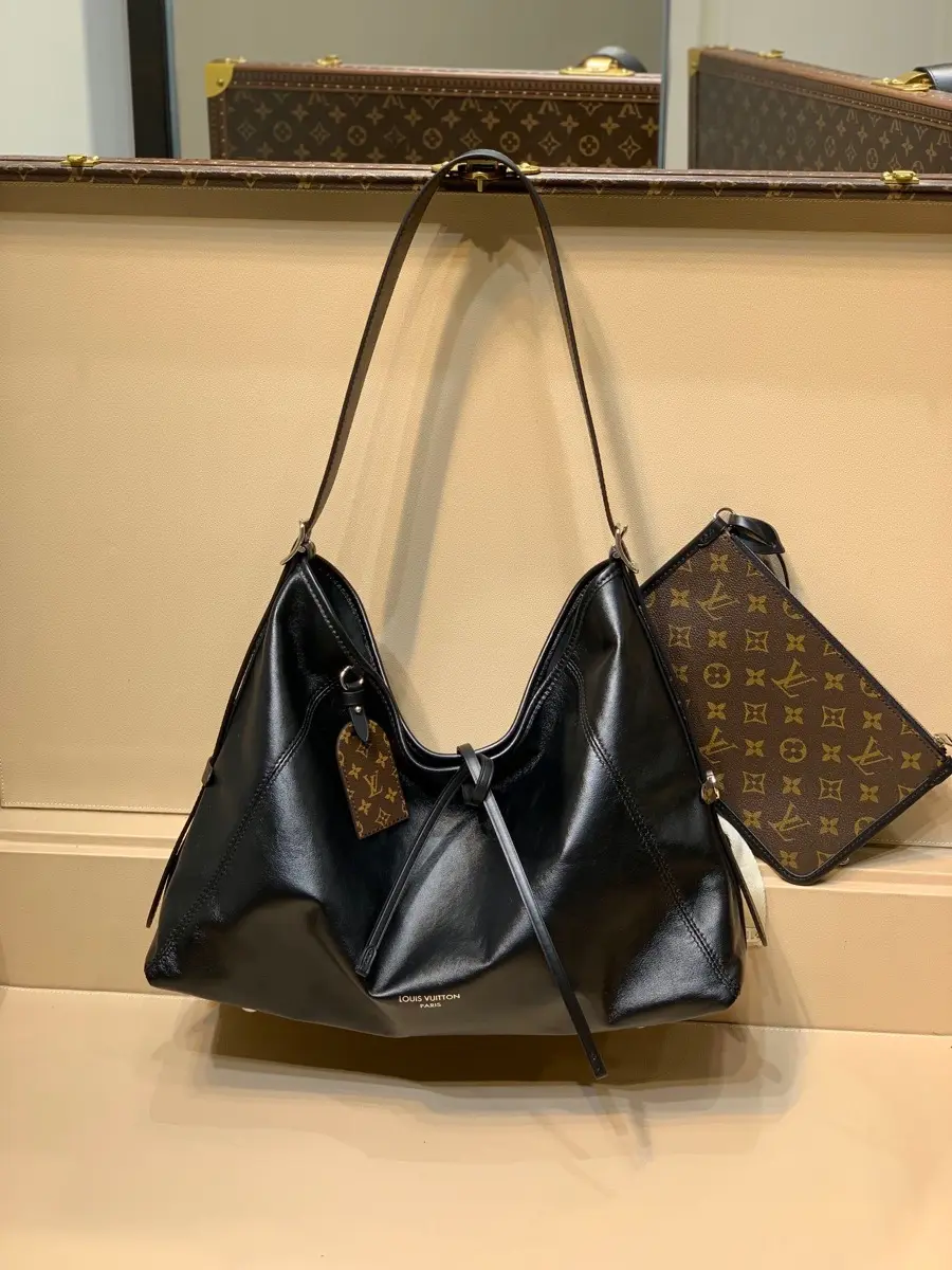 leather carryall dark mm bag black m25143 black 3