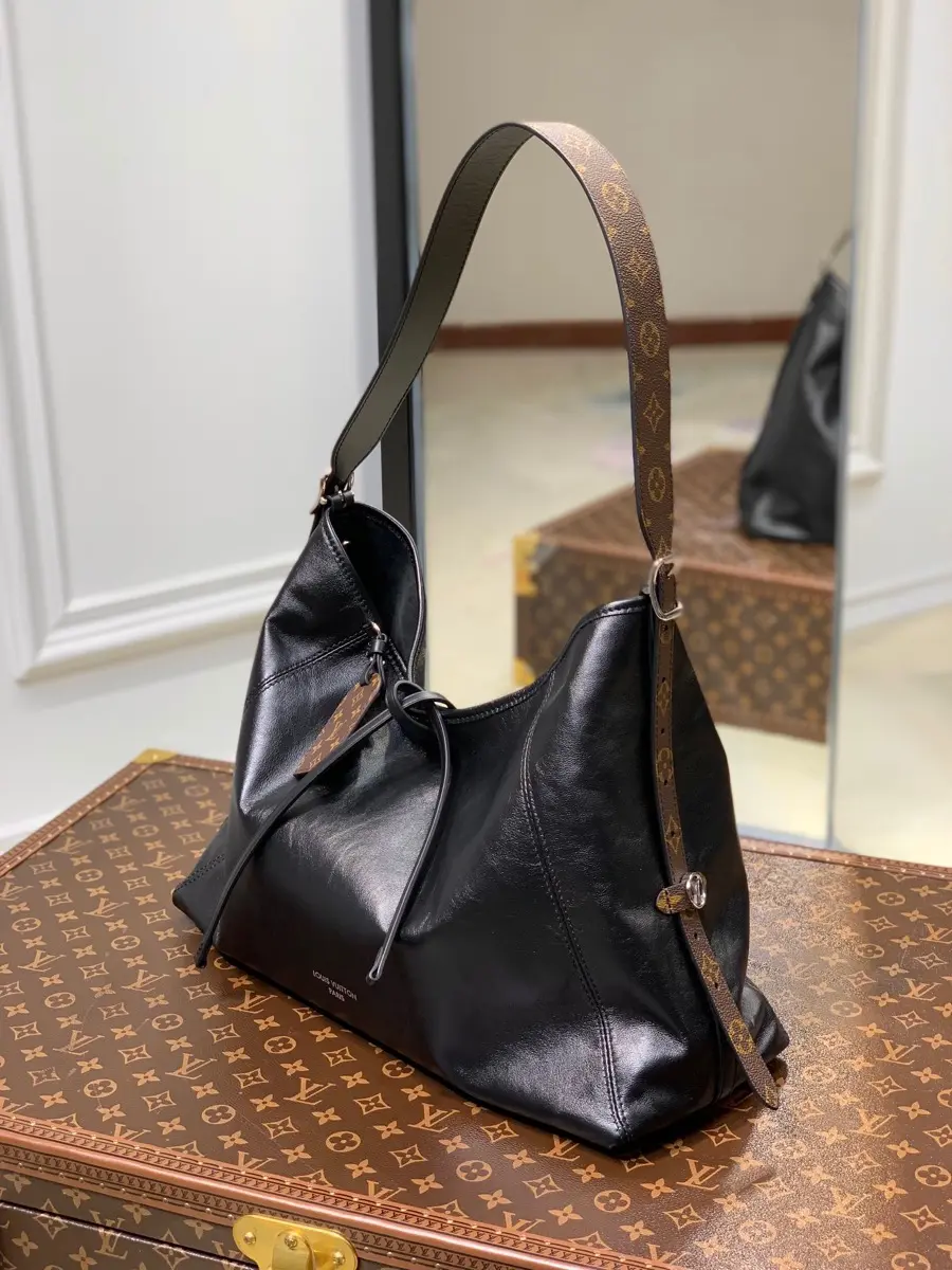 leather carryall dark mm bag black m25143 black 4