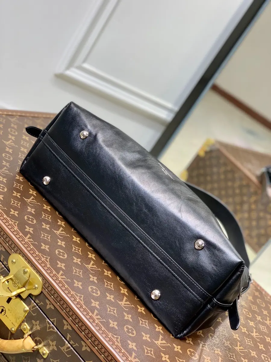 leather carryall dark mm bag black m25143 black 5