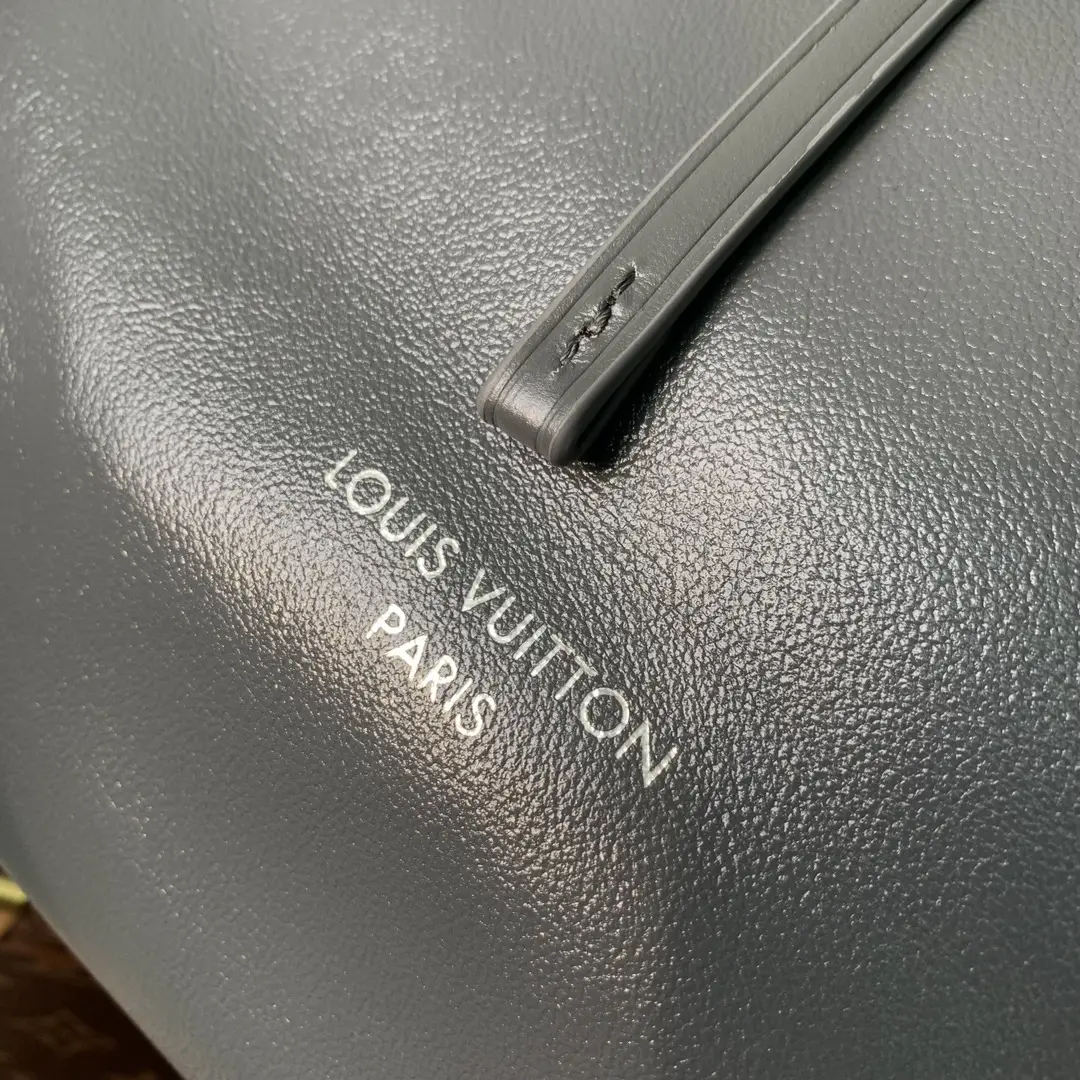 leather carryall dark mm bag grey m12583 grey 8