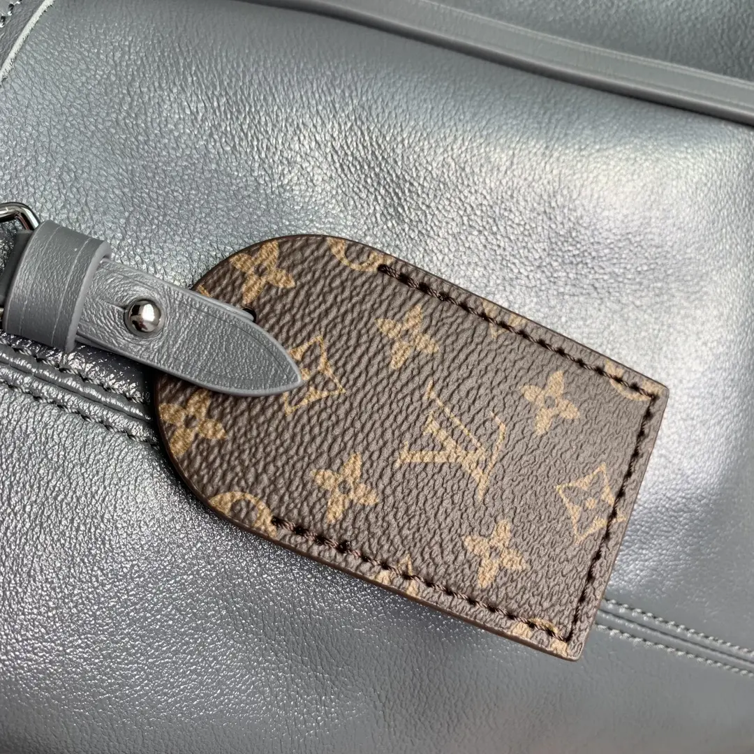 leather carryall dark mm bag grey m12583 grey 9