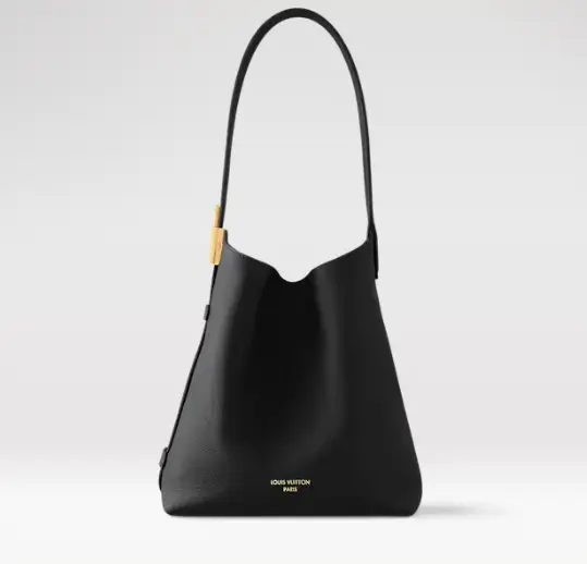 leather low key hobo pm bag black m23532 black 1 leather low key hobo pm bag black m23532 black 1