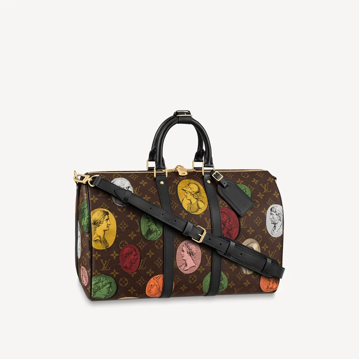 lvxfornasetti monogram cameo keepall bandouliere 45 m59261 1 lvxfornasetti monogram cameo keepall bandouliere 45 m59261 1
