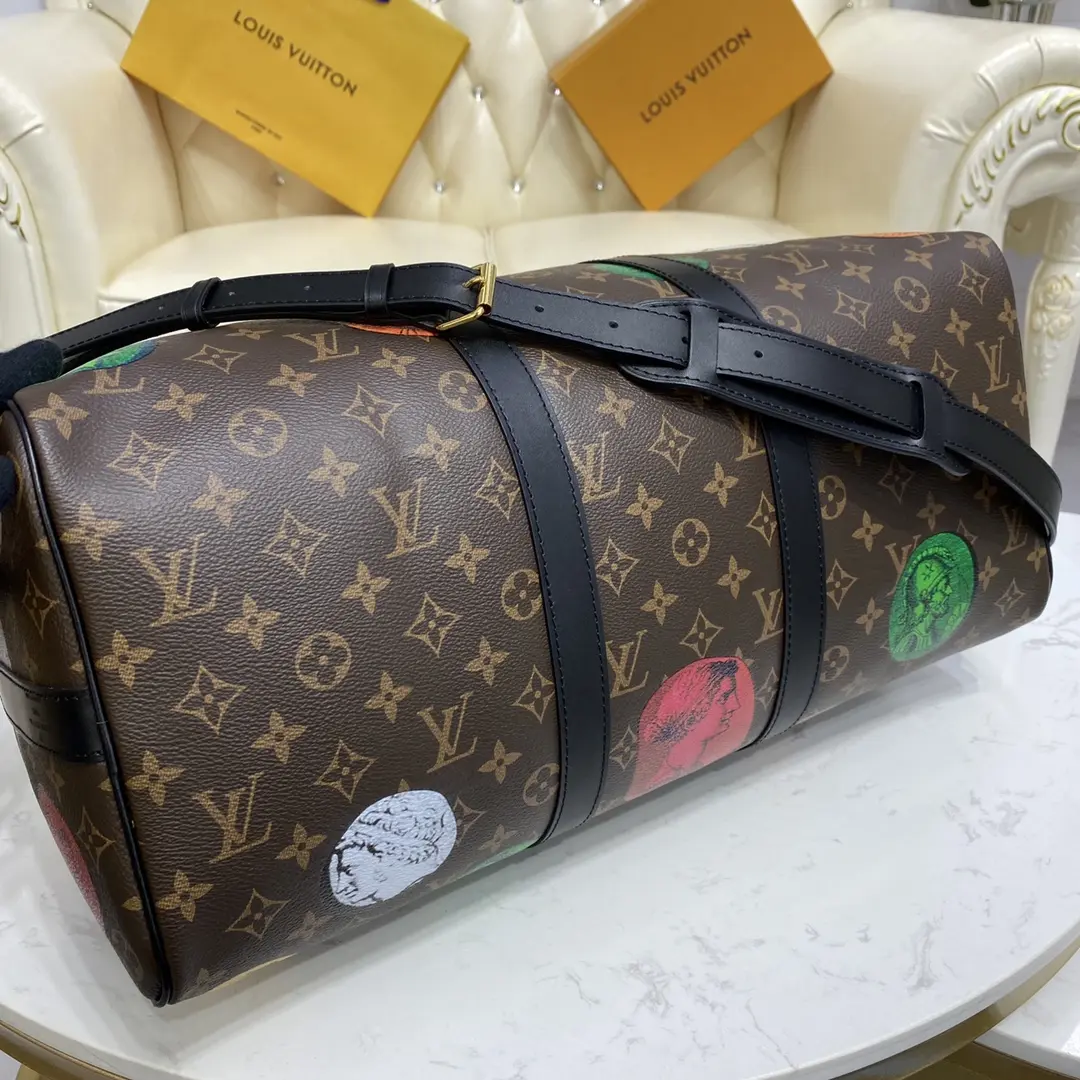 lvxfornasetti monogram cameo keepall bandouliere 45 m59261 6