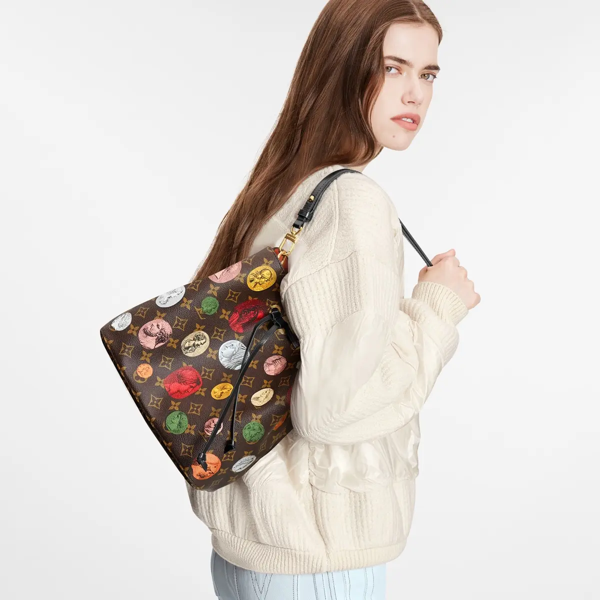 lvxfornasetti monogram cameo neonoe mm bag m45956 3 lvxfornasetti monogram cameo neonoe mm bag m45956 3