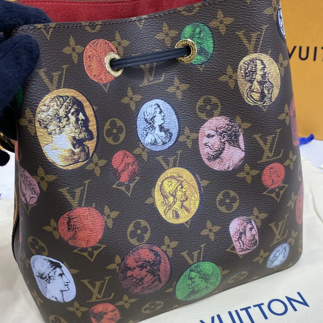 lvxfornasetti monogram cameo neonoe mm bag m45956 5 lvxfornasetti monogram cameo neonoe mm bag m45956 5