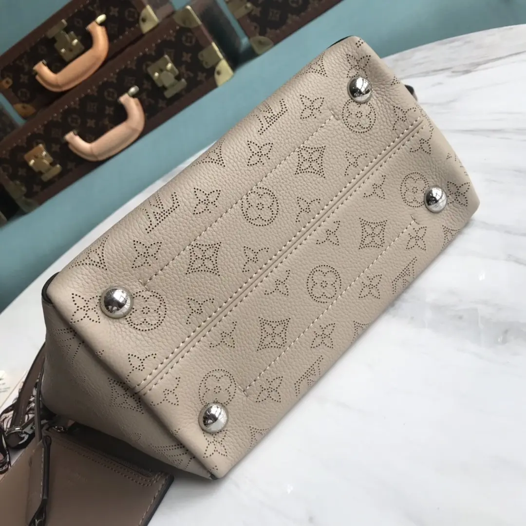 mahina leather hina pm galet gray m54351 2