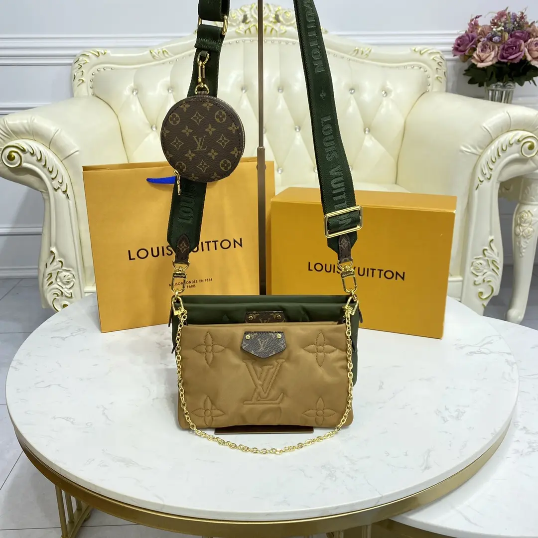 maxi multi pochette accessoires bag khaki green m58977 5 maxi multi pochette accessoires bag khaki green m58977 5