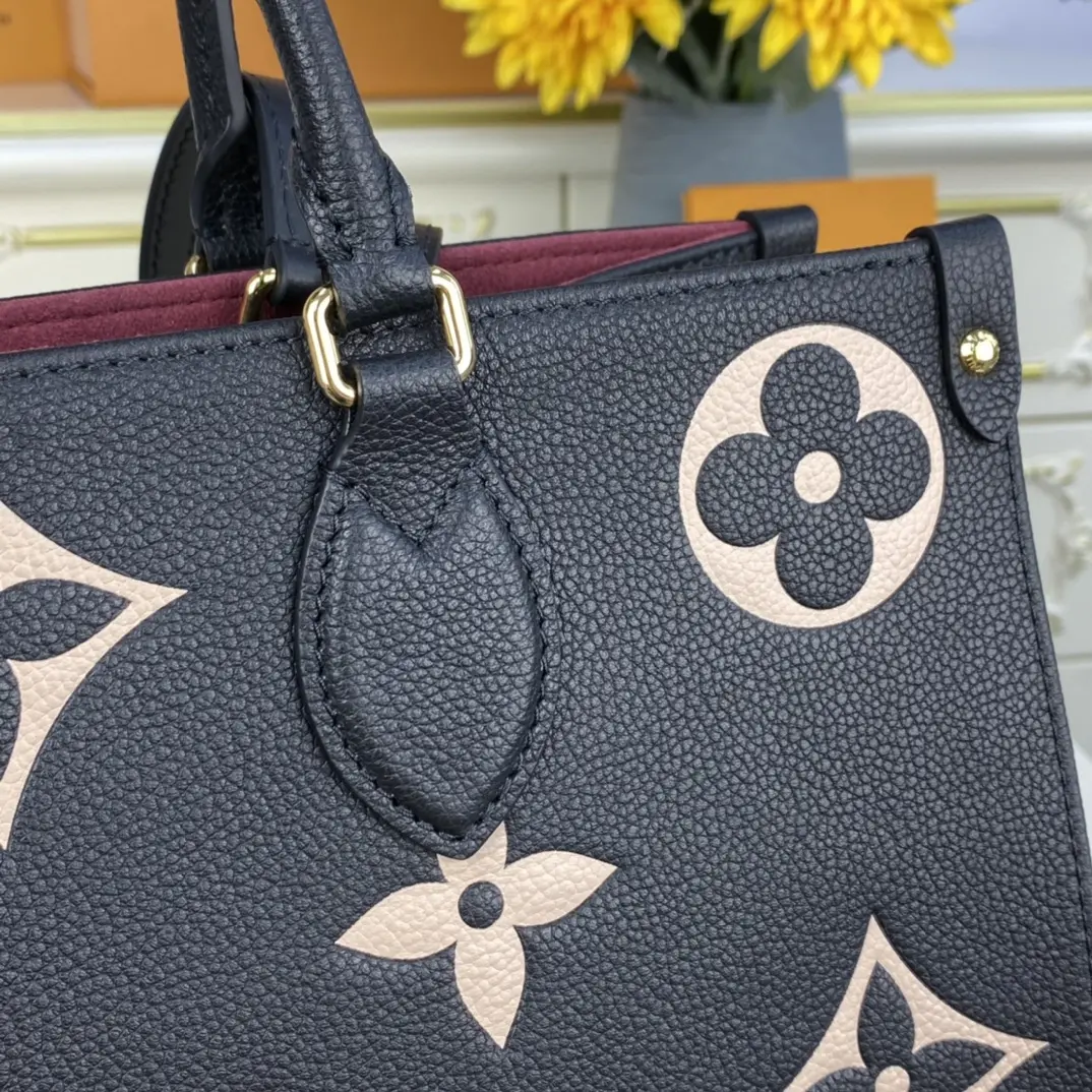 medium bicolor monogram onthego mm black beige m45495 10