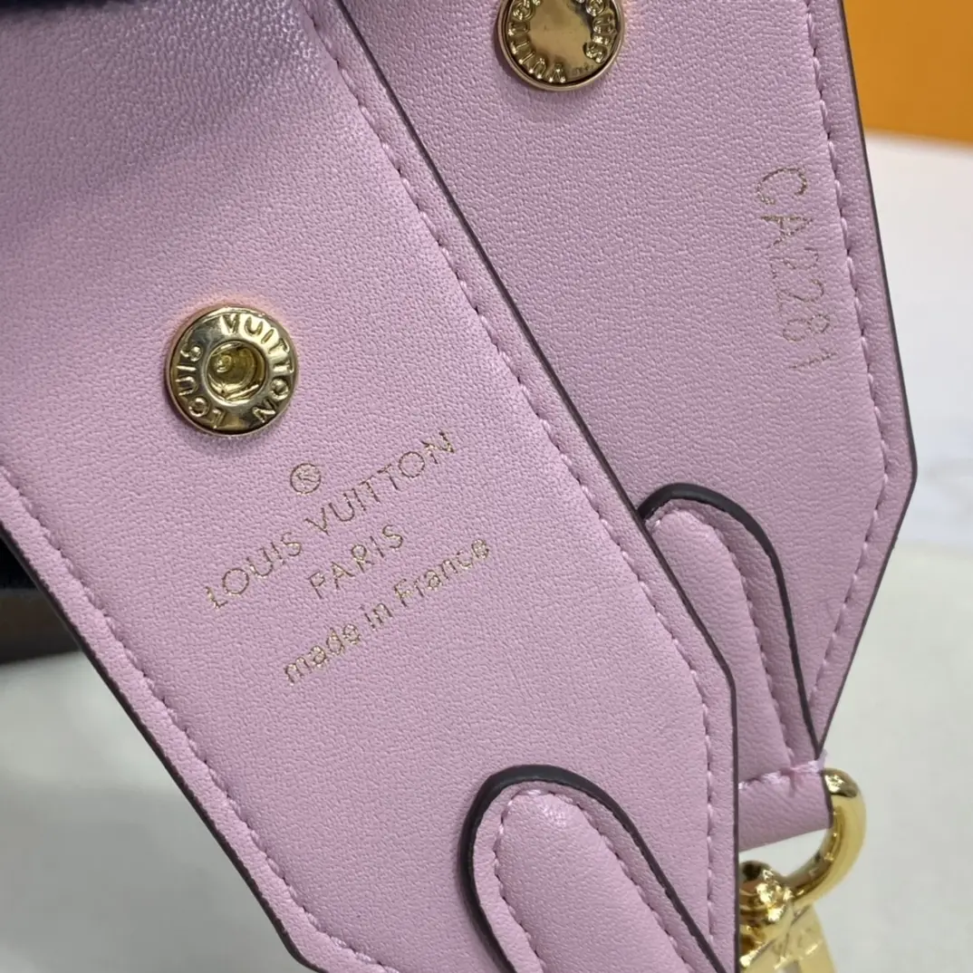 monogram adjustable strap bandouliere pink j02465 pink 4