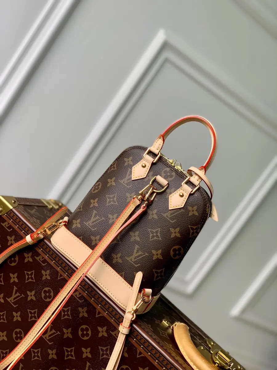 monogram canvas alma backpack m47132 7 monogram canvas alma backpack m47132 7