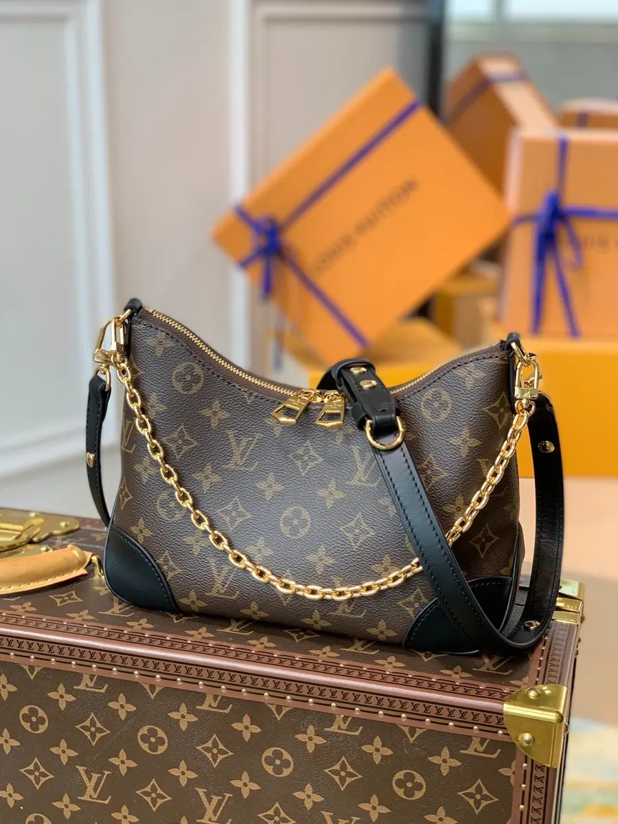monogram canvas boulogne bag black m4583 8 monogram canvas boulogne bag black m4583 8