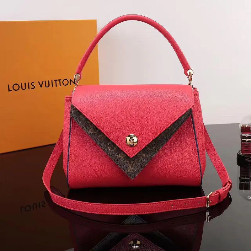 monogram canvas double v 2 way handbag 3 colors m54624 5 monogram canvas double v 2 way handbag 3 colors m54624 5