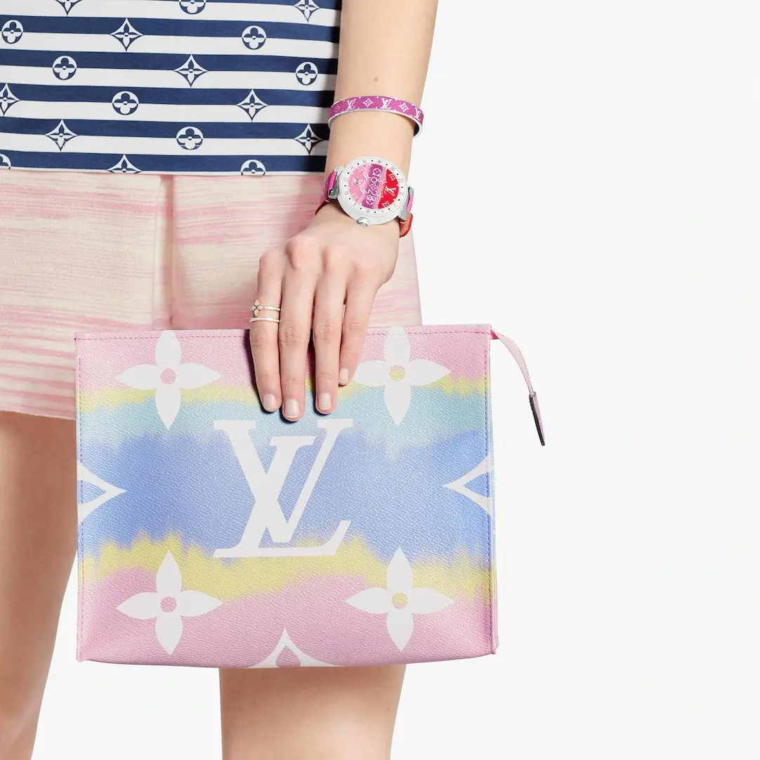 monogram canvas lv escale poche toilette 26 pastel m69137 3