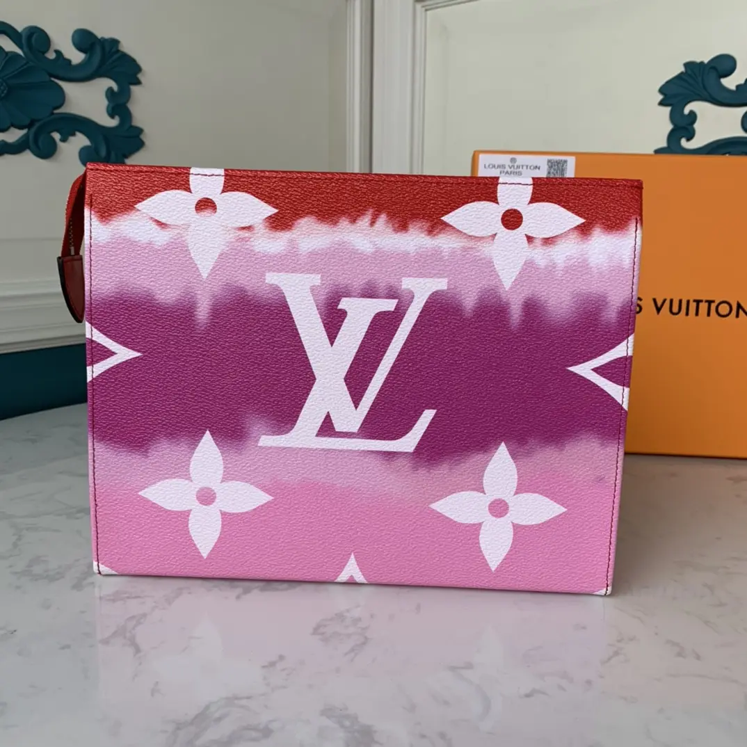 monogram canvas lv escale poche toilette 26 red m69137 red 1 monogram canvas lv escale poche toilette 26 red m69137 red 1