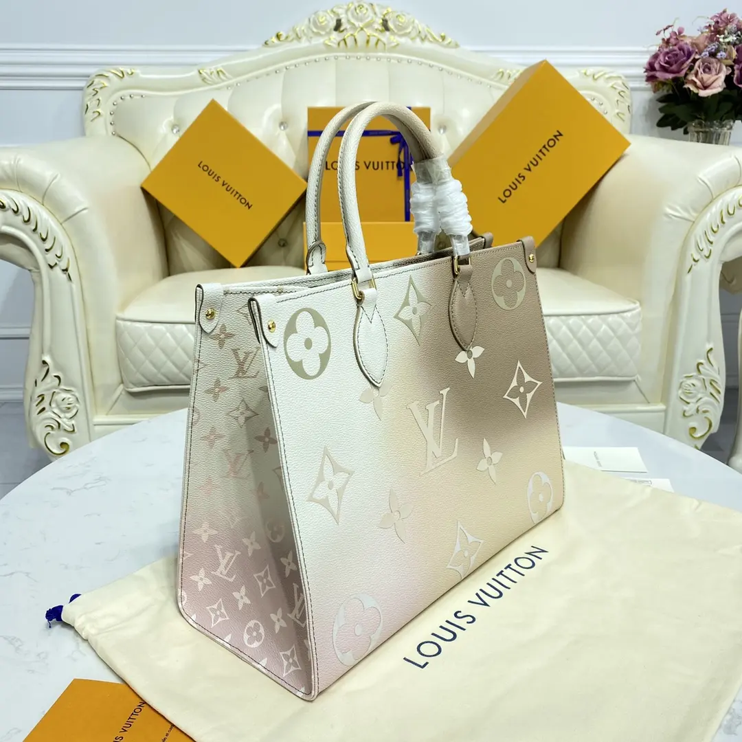 monogram canvas onthego mm tote m20510 2