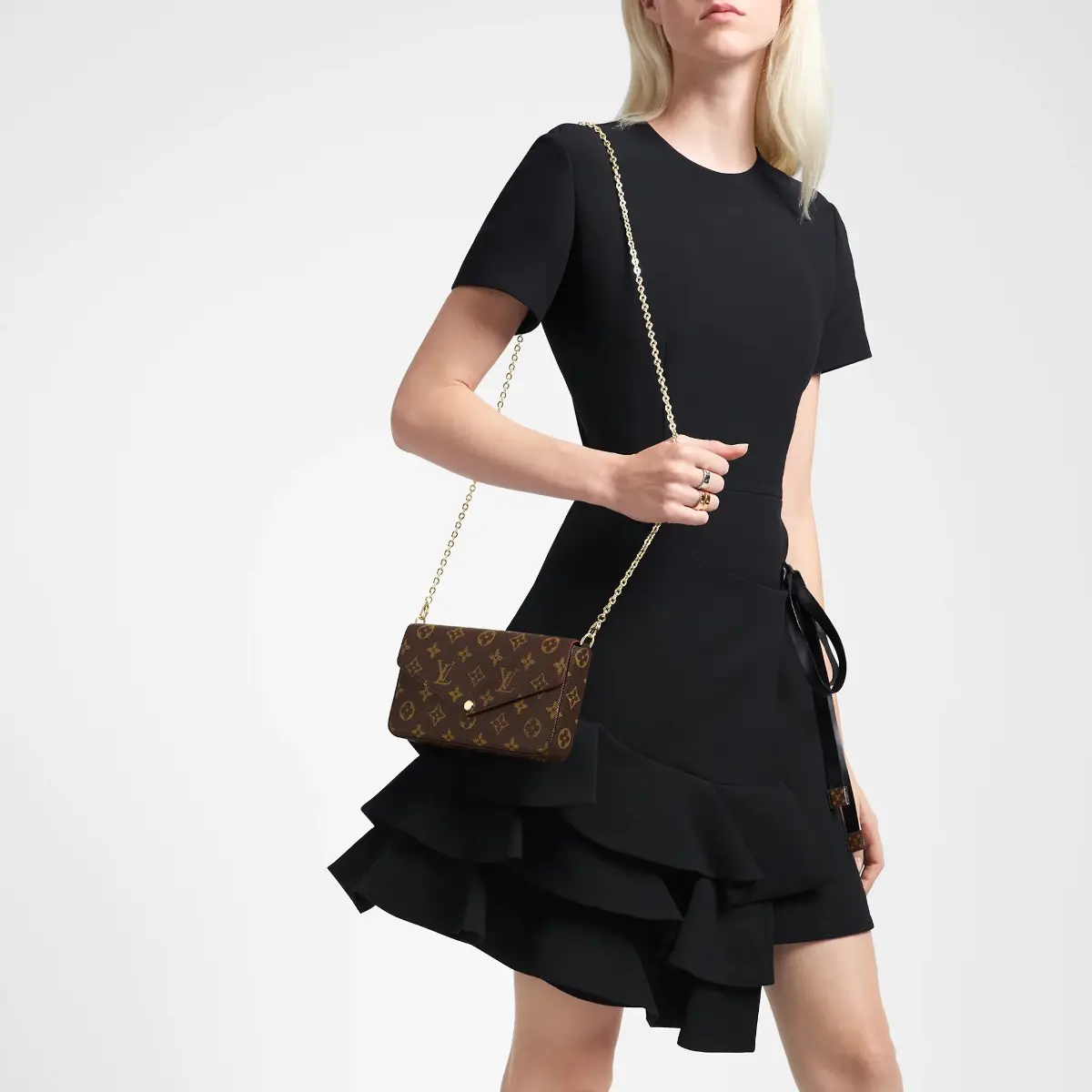 monogram canvas pochette felicie m61276 3