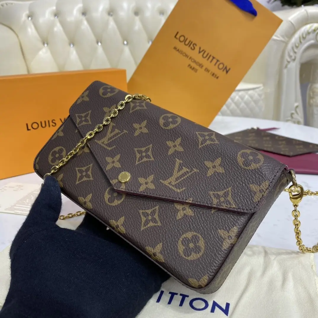 monogram canvas pochette felicie m61276 4