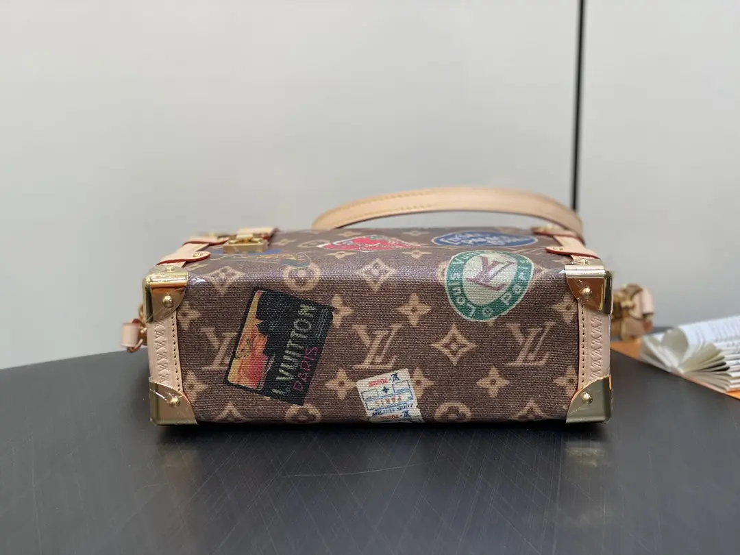 monogram canvas side trunk mm bag m47085 8
