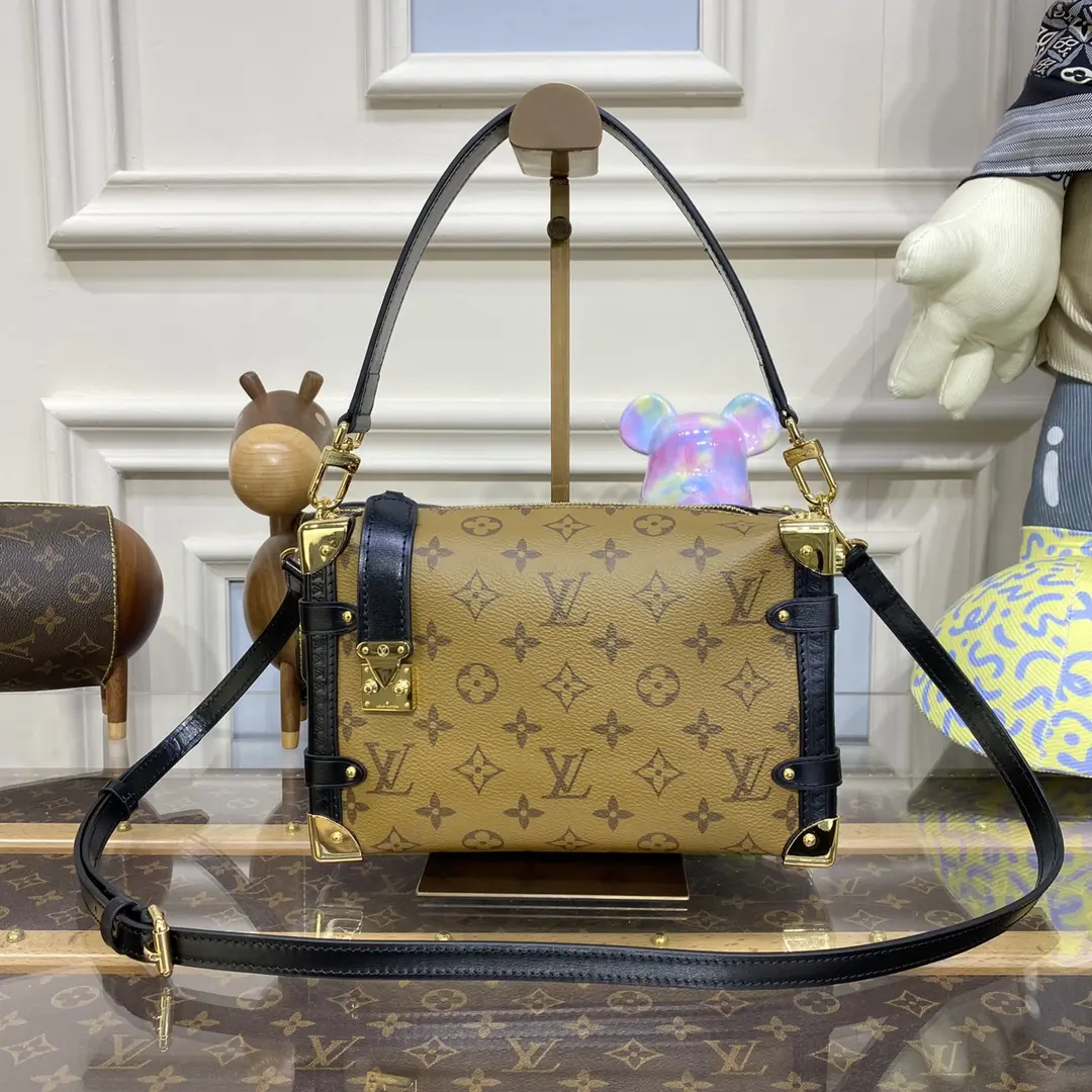 monogram canvas side trunk pm handbag m46358 2 1 monogram canvas side trunk pm handbag m46358 2 1