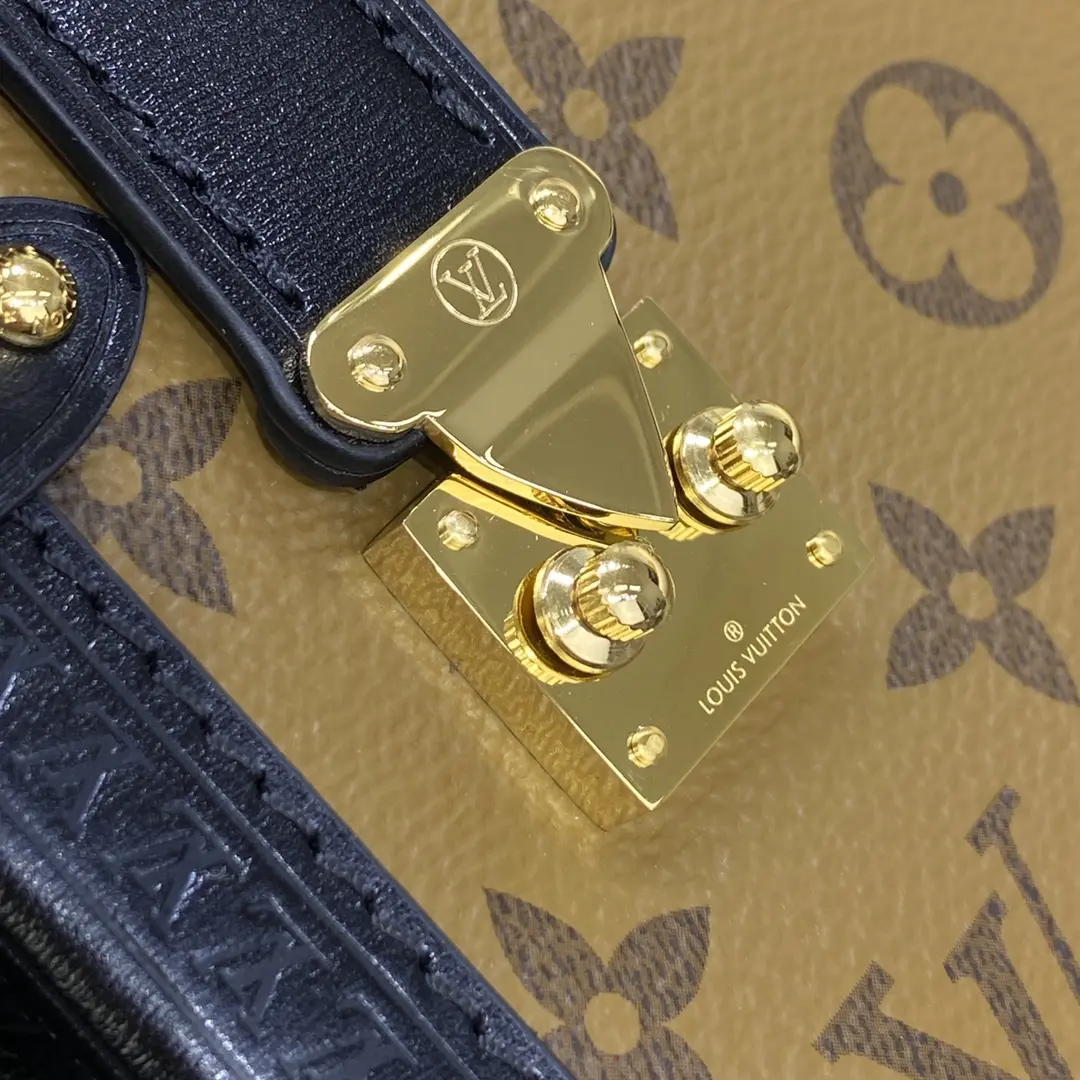 monogram canvas side trunk pm handbag m46358 2 5