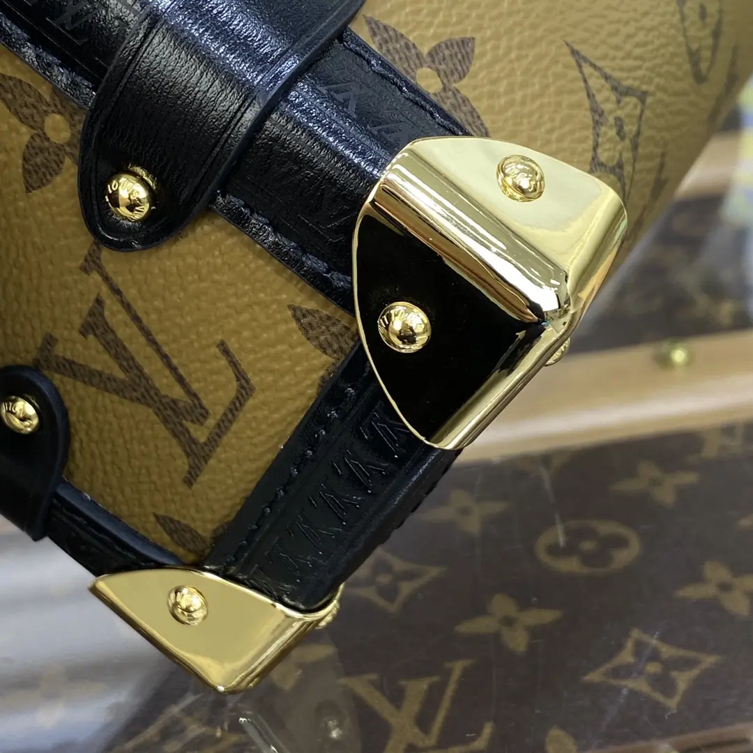 monogram canvas side trunk pm handbag m46358 2 8