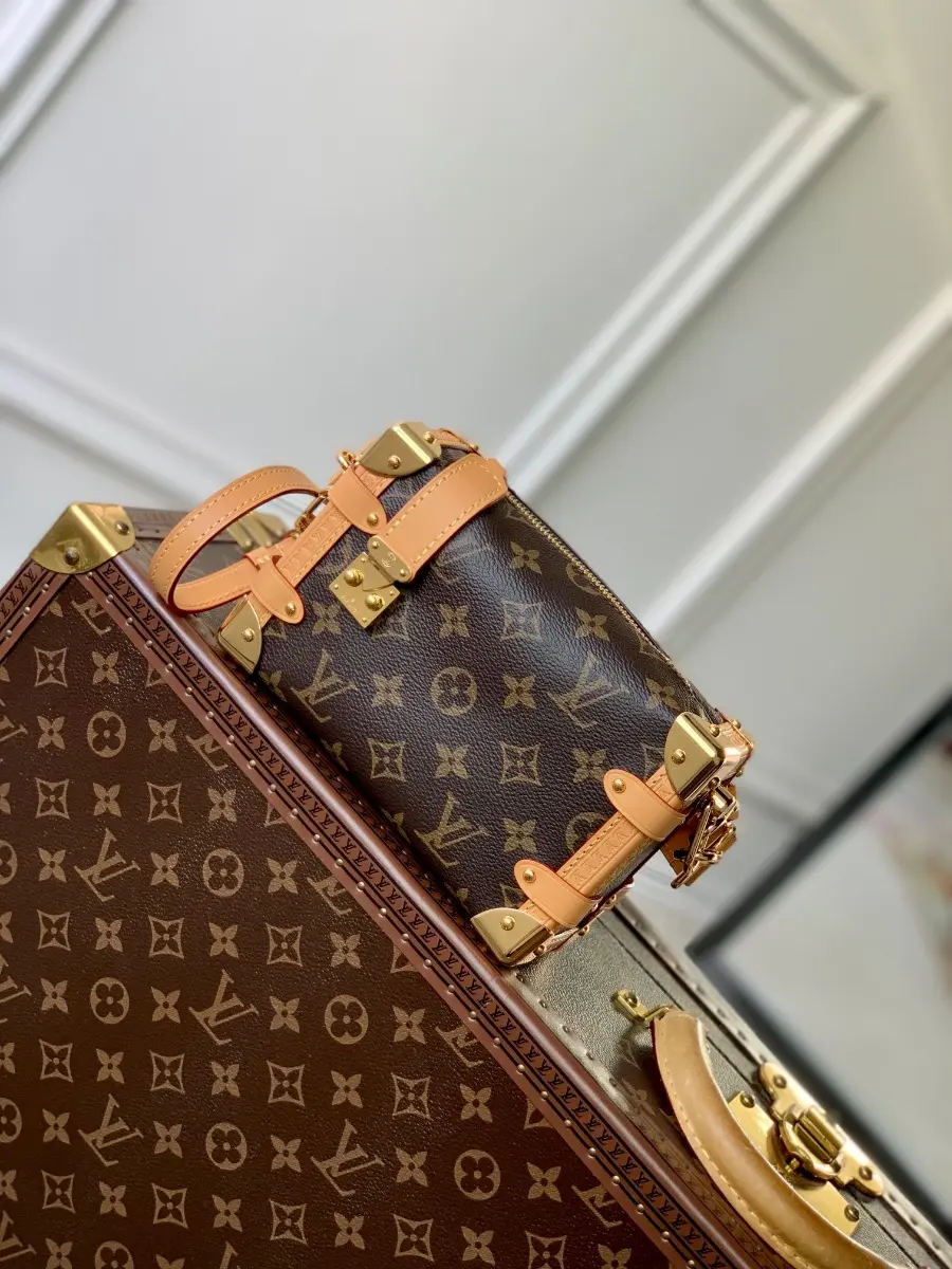 monogram canvas side trunk pm handbag m46815 11