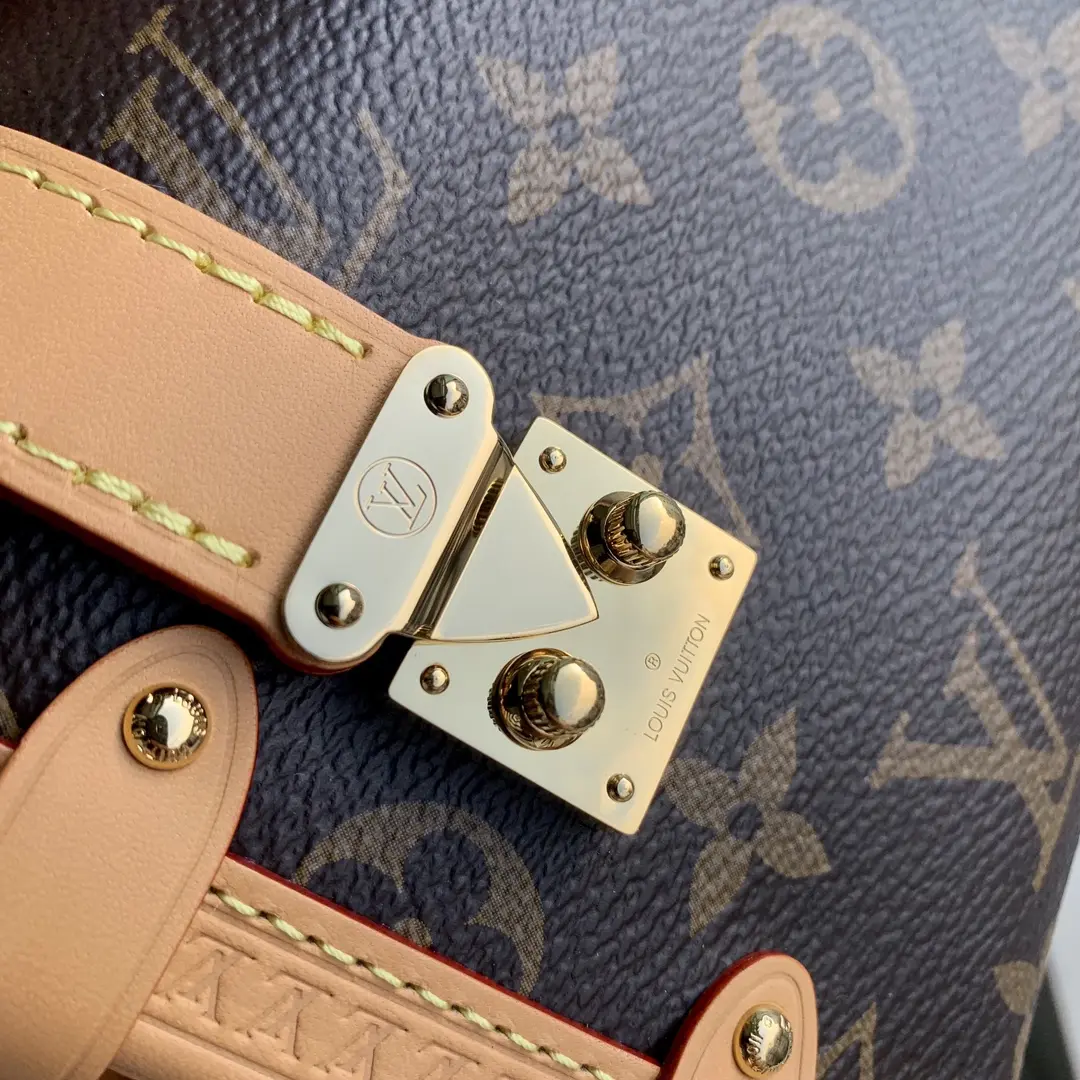 monogram canvas side trunk pm handbag m46815 8
