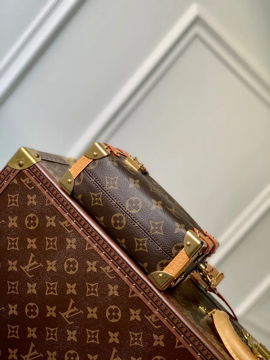 monogram canvas side trunk pm handbag m46815 9