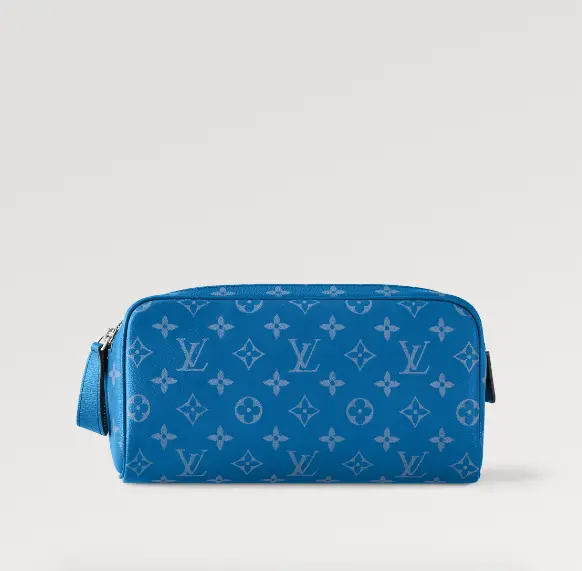 monogram canvas taigarama dopp kit blue m31013 blue 1