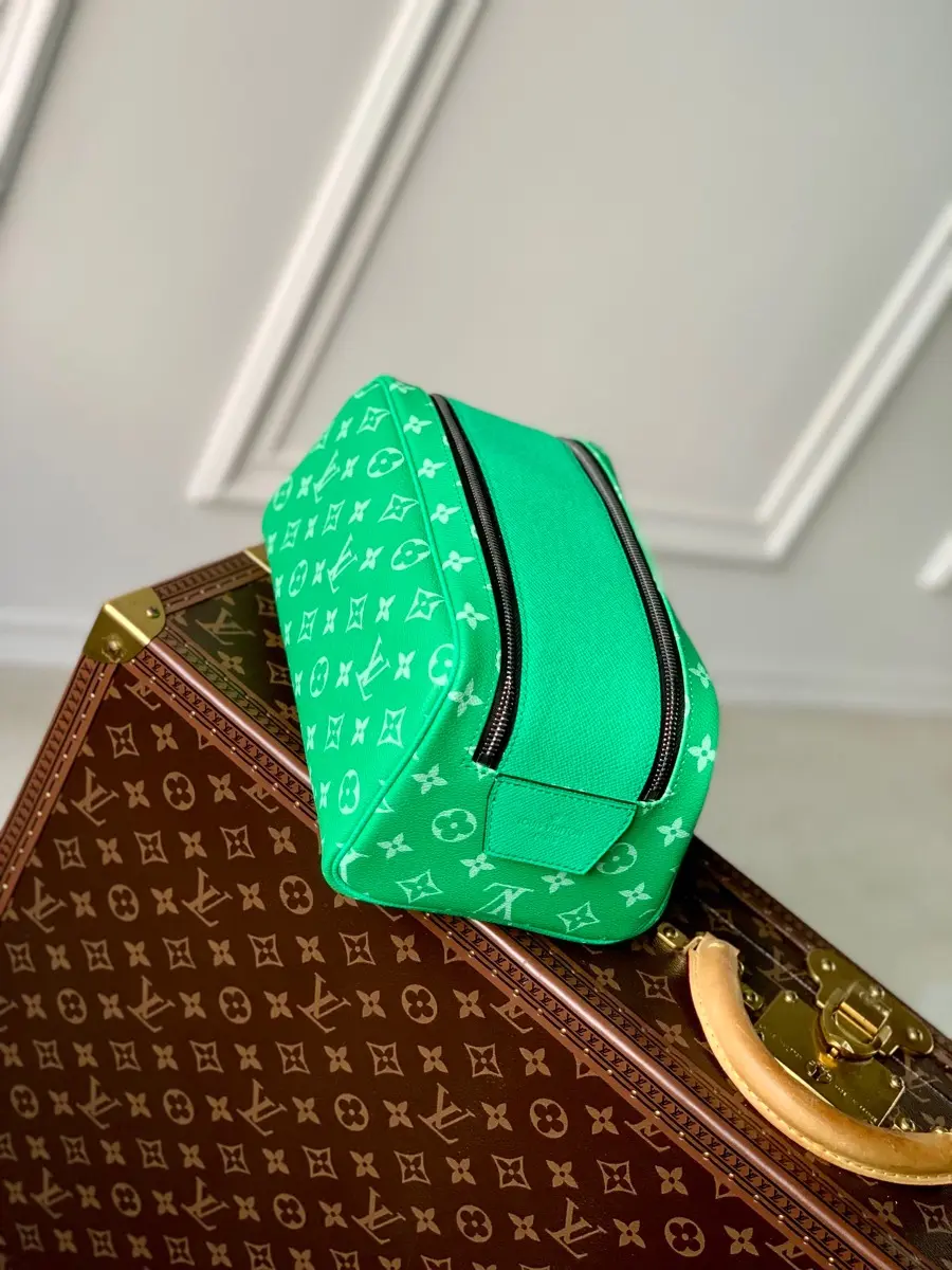 monogram canvas taigarama dopp kit green m31013 green 5 monogram canvas taigarama dopp kit green m31013 green 5
