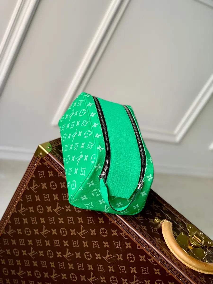 monogram canvas taigarama dopp kit green m31013 green 6 monogram canvas taigarama dopp kit green m31013 green 6
