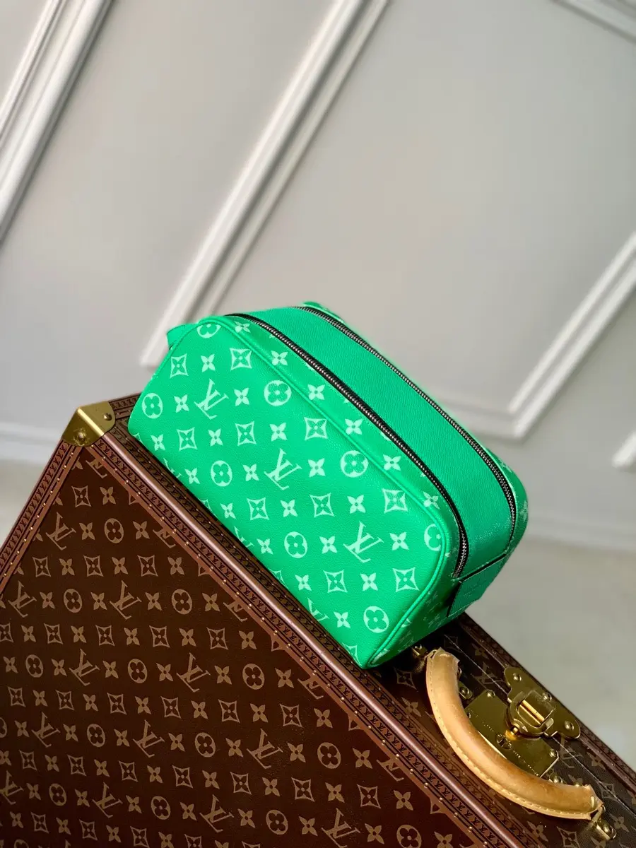 monogram canvas taigarama dopp kit green m31013 green 8 monogram canvas taigarama dopp kit green m31013 green 8
