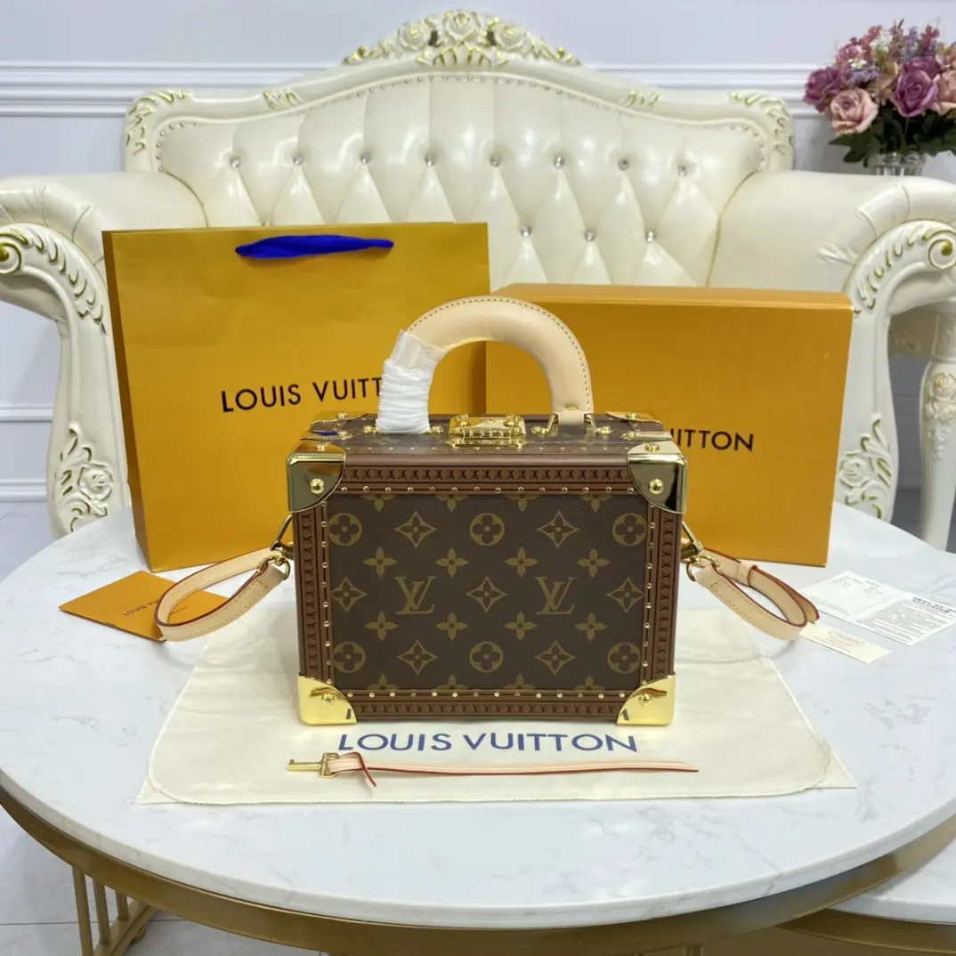monogram coated coffret tresor 20 valisette tresor m45673 4 monogram coated coffret tresor 20 valisette tresor m45673 4