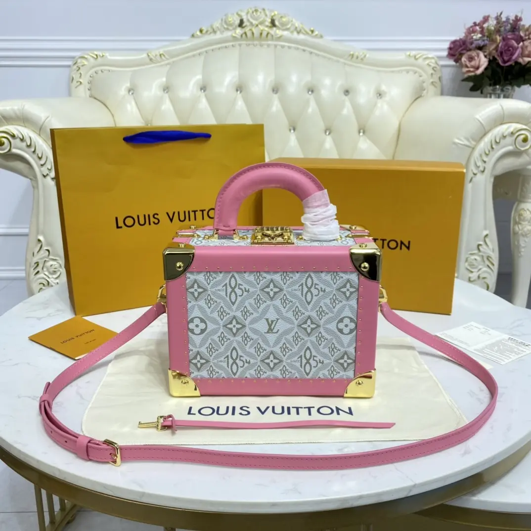 monogram coated coffret tresor 20 valisette tresor pink m45673 pink 1 monogram coated coffret tresor 20 valisette tresor pink m45673 pink 1