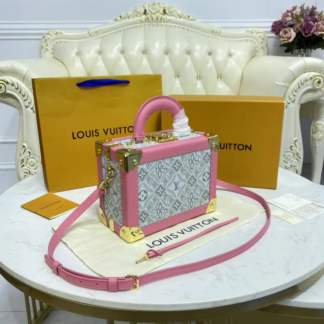 monogram coated coffret tresor 20 valisette tresor pink m45673 pink 3 monogram coated coffret tresor 20 valisette tresor pink m45673 pink 3