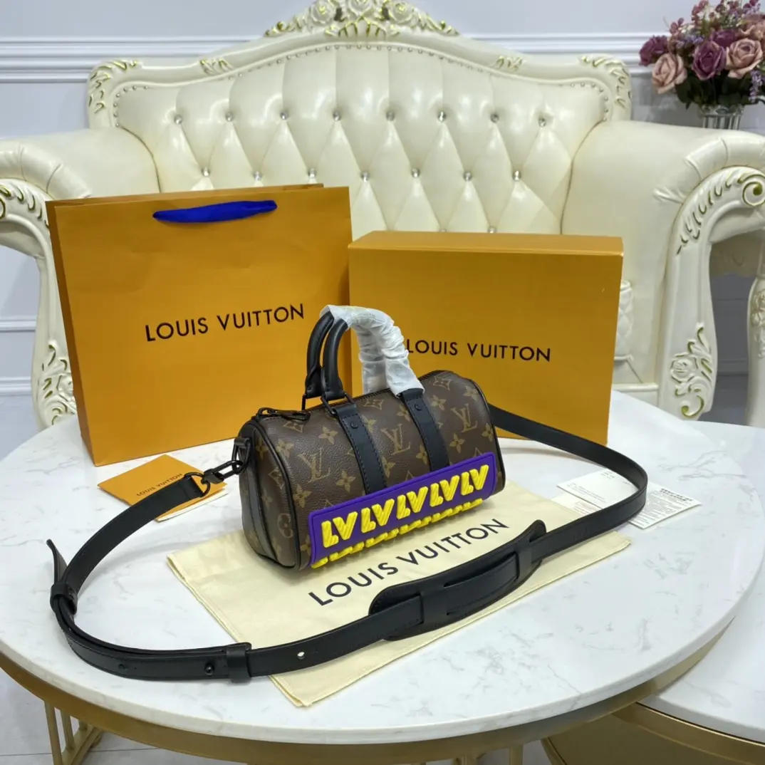 monogram coated lv rubber keepall xs m45788 5