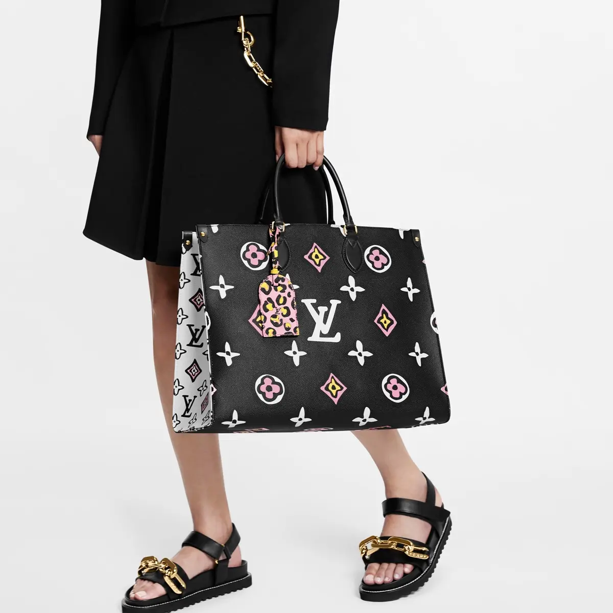 monogram coated onthego gm tote bag m45815 3 monogram coated onthego gm tote bag m45815 3