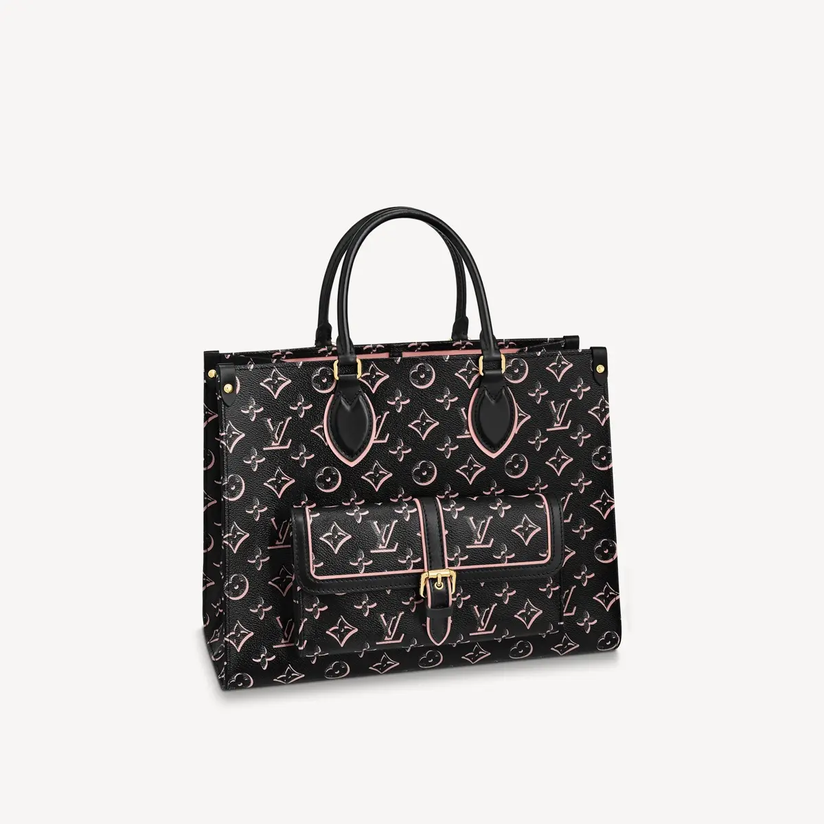 monogram coated onthego mm tote bag m46154 1 monogram coated onthego mm tote bag m46154 1