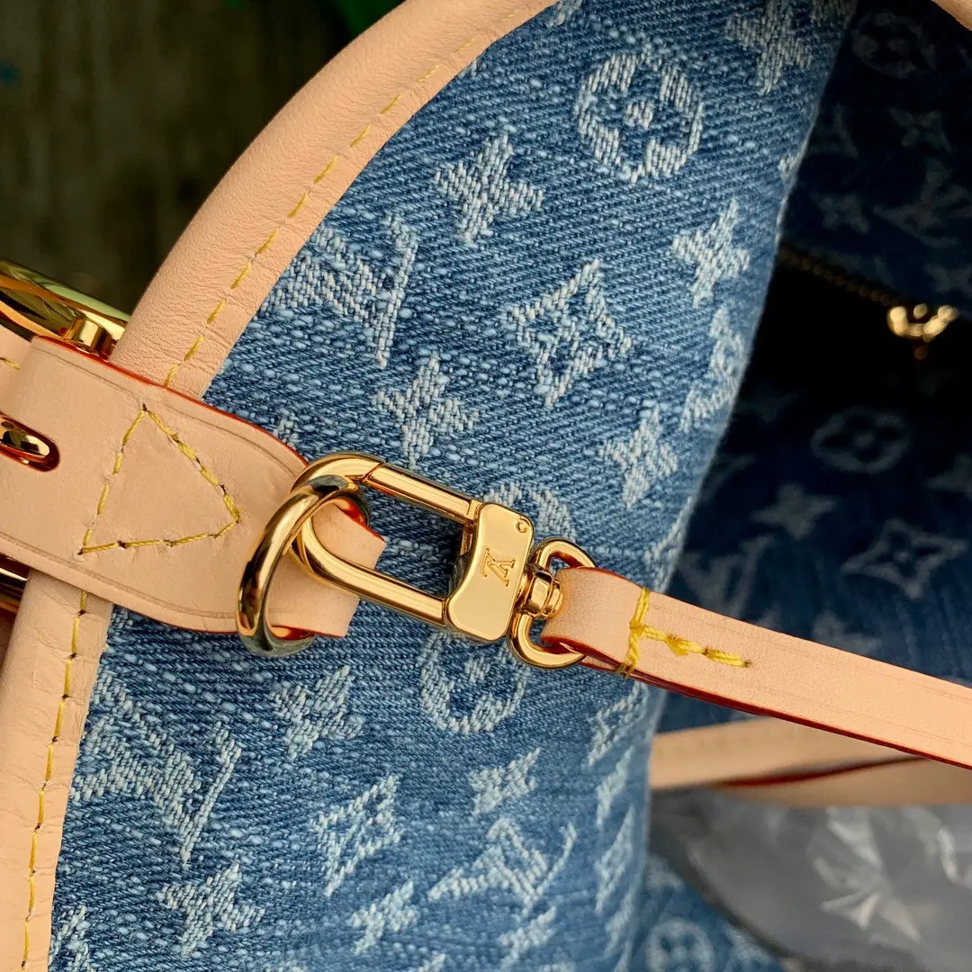 monogram denim carryall mm handbag m46855 4 monogram denim carryall mm handbag m46855 4