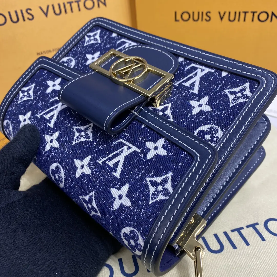 monogram denim dauphine mini handbag m59716 3