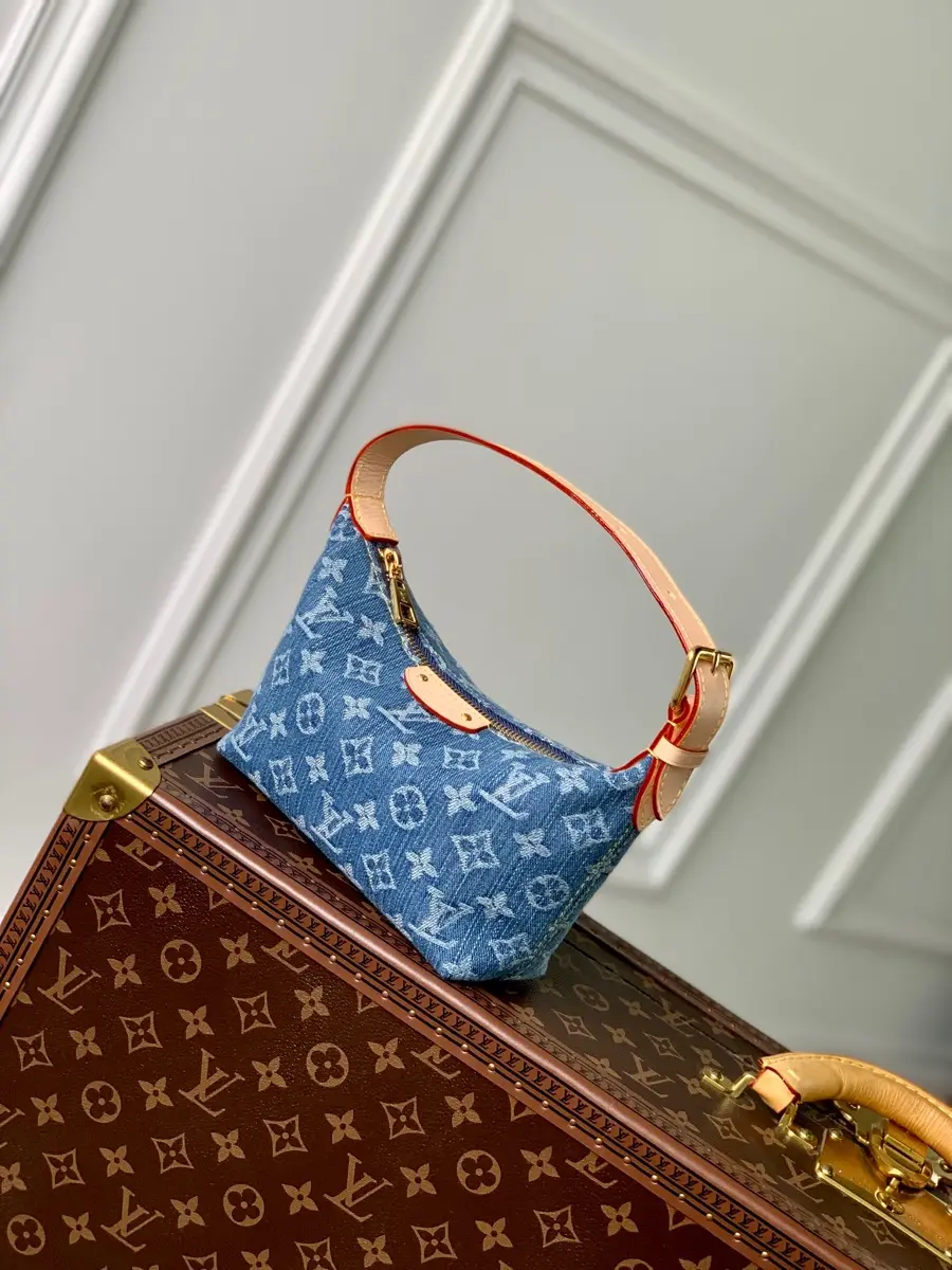 monogram denim hills pochette handbag m82949 3 monogram denim hills pochette handbag m82949 3