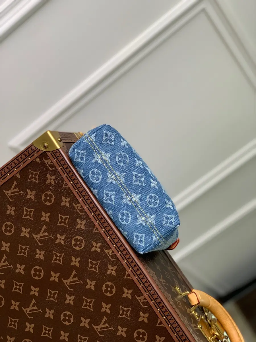 monogram denim hills pochette handbag m82949 6 monogram denim hills pochette handbag m82949 6