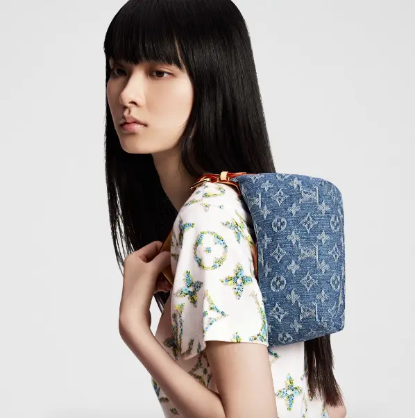 monogram denim hills pochette handbag m82949 9 monogram denim hills pochette handbag m82949 9