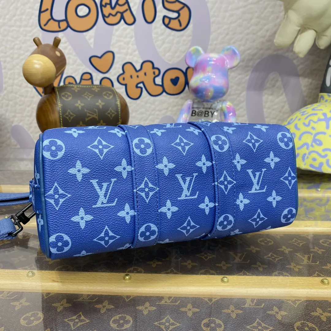 monogram denim keepall bandouliere 25 m46803 5