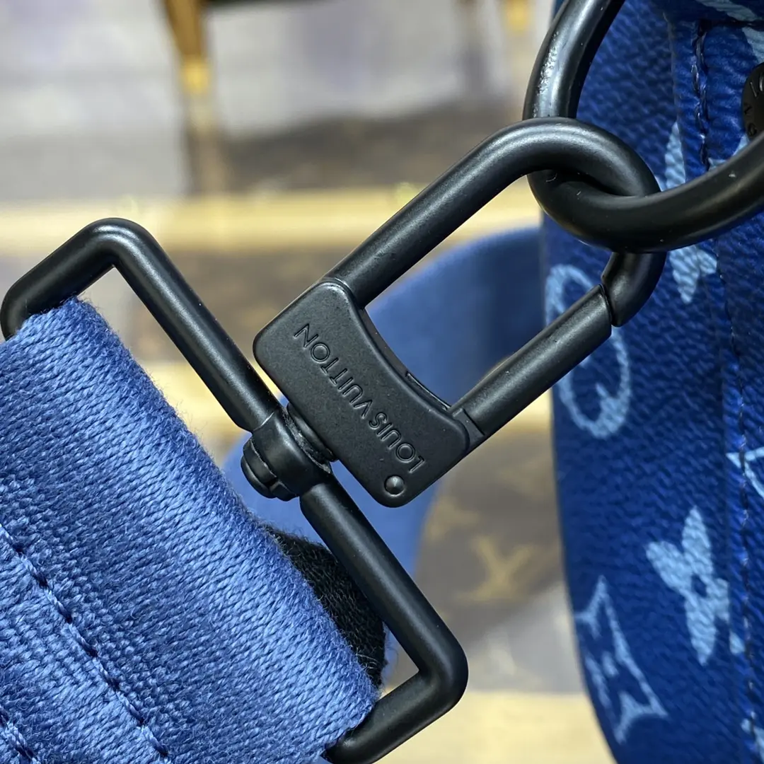 monogram denim keepall bandouliere 25 m46803 8