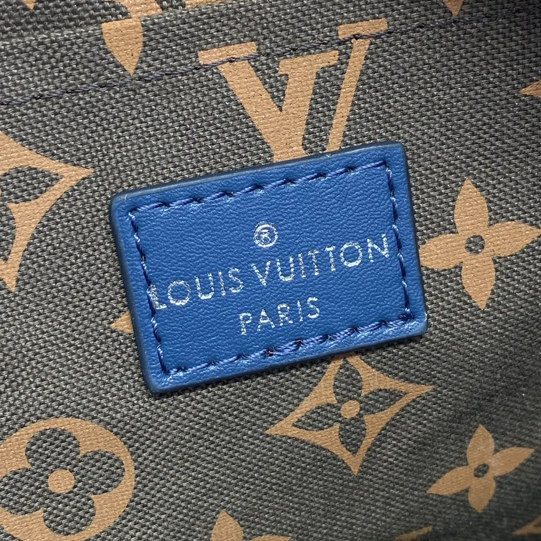 monogram denim keepall bandouliere 25 m46803 9