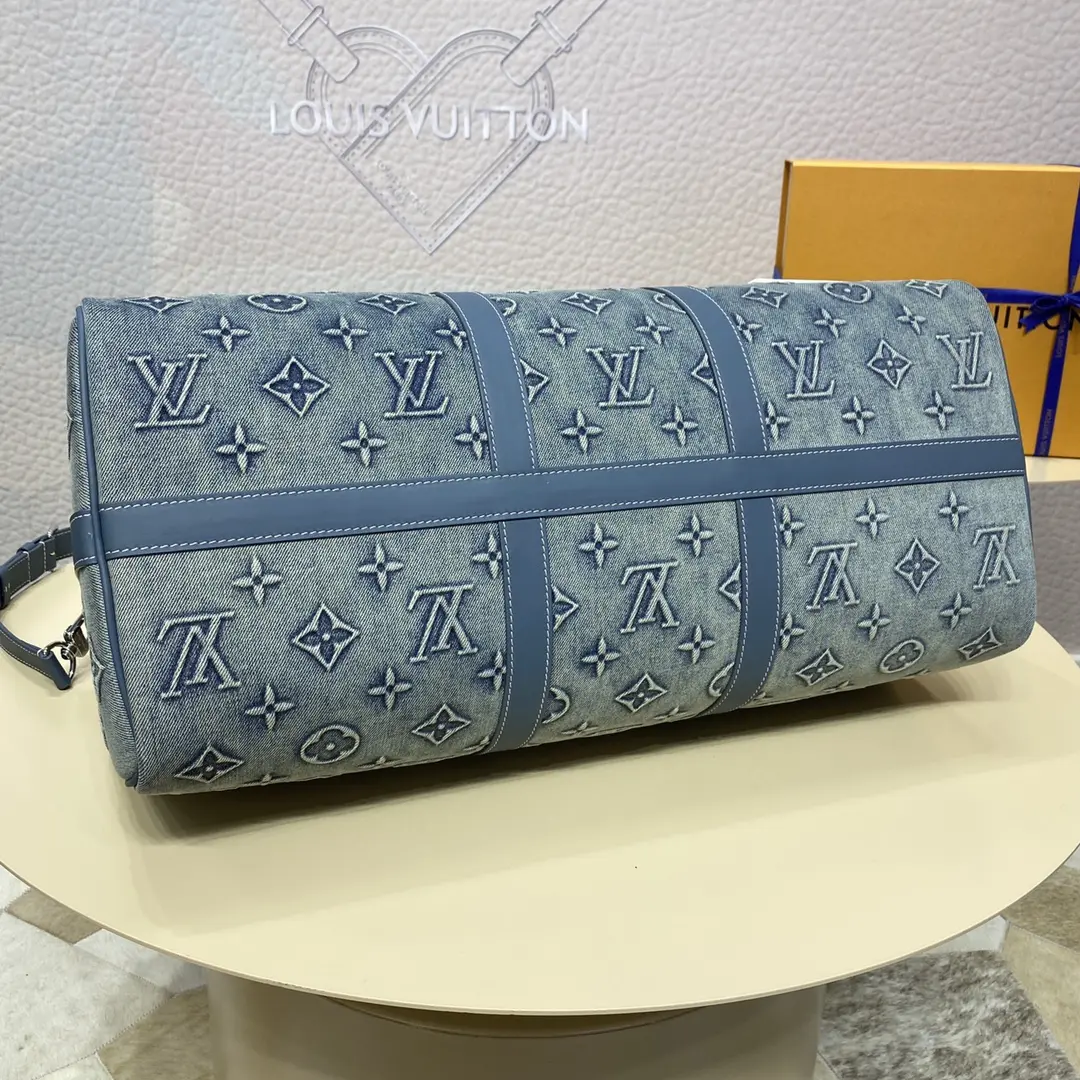monogram denim keepall bandouliere 50 m22532 5